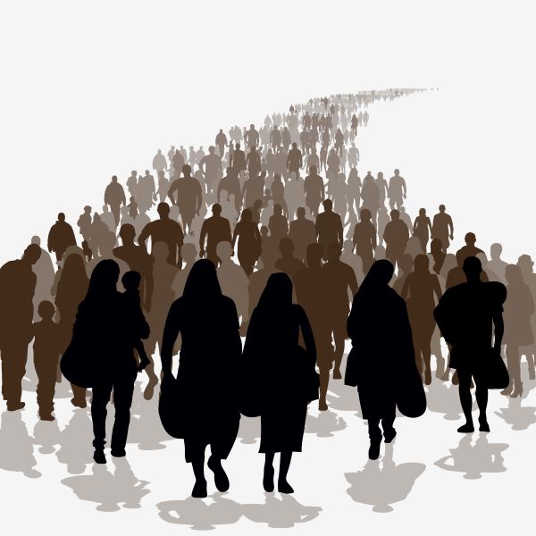 Menschen auf der Flucht Menschen auf der Flucht vor Krieg und Katastrophen